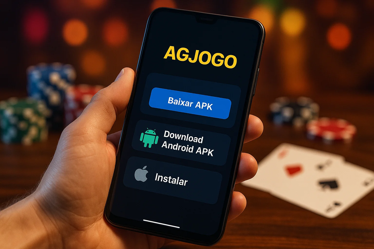 Baixar o AGJOGO Cassino App
