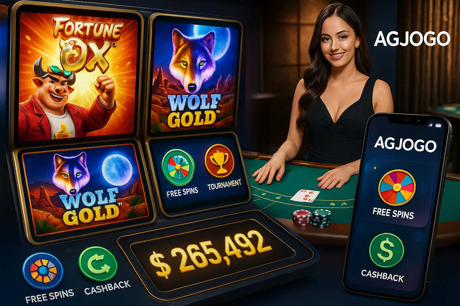 Jogos de cassino online AGJOGO