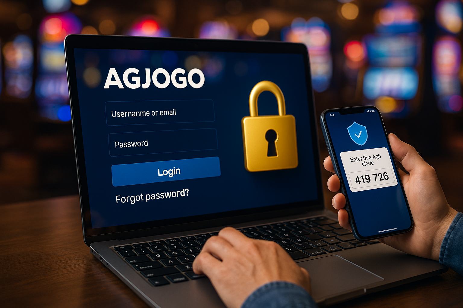 Login no Cassino AGJOGO