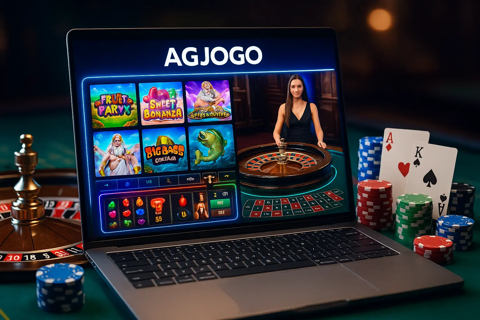 Jogos de cassino online inovadores e emocionantes na AGJOGO