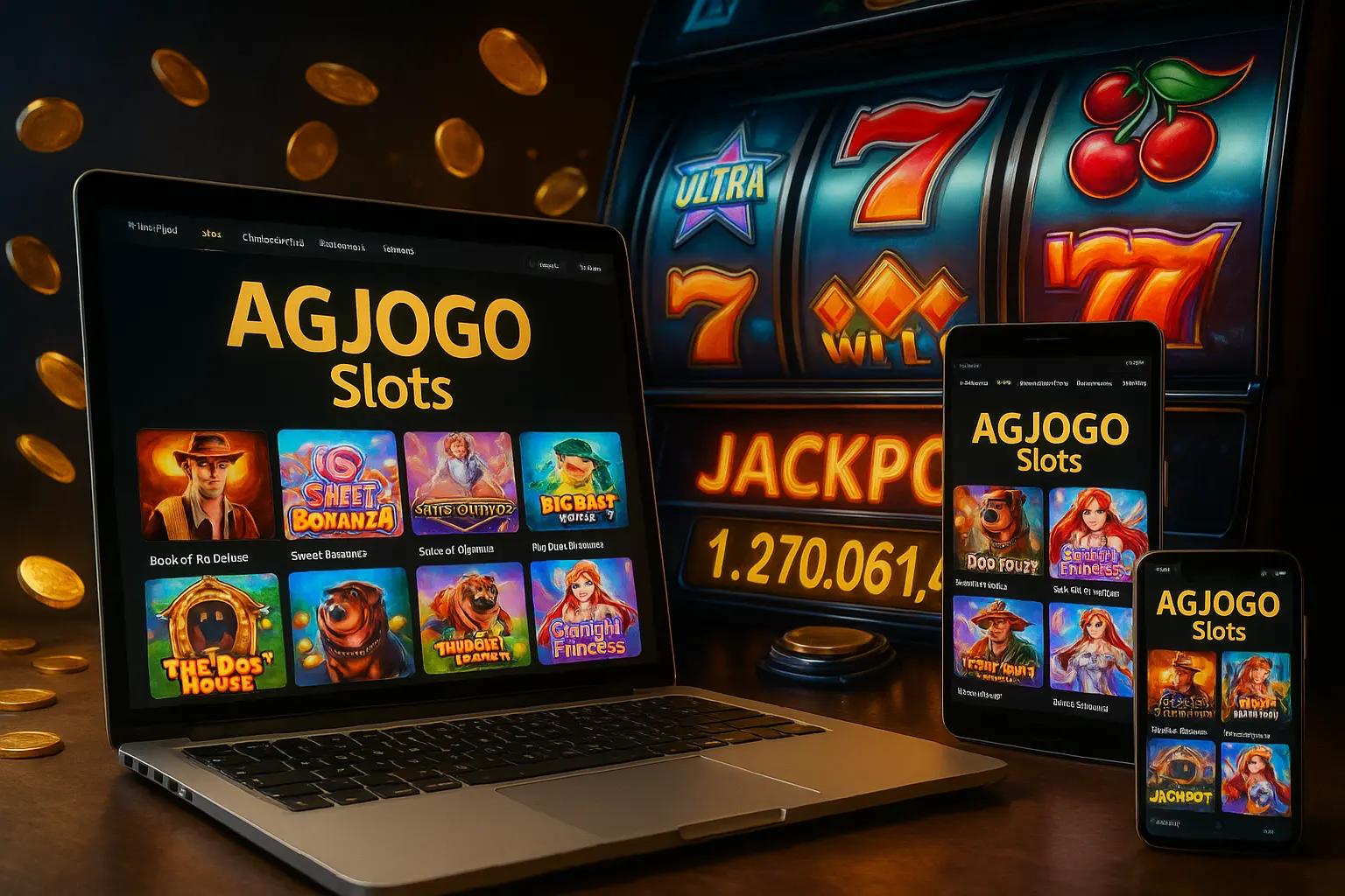 Explore o mundo das slot machines no AGJOGO Casino